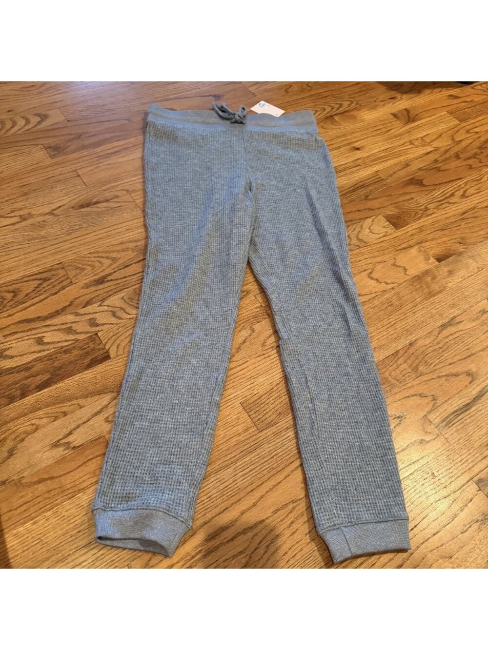 Lauren Conrad Womens Blue Waffle Knit Lounge Pants New Large